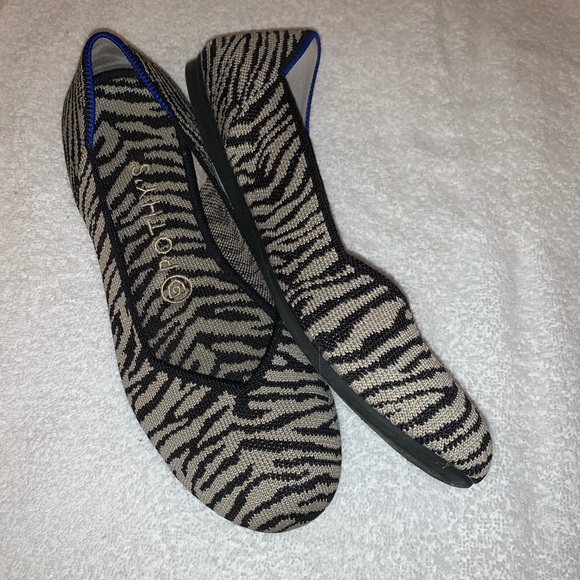 Rothy's Shoes | Rothys Zebra Flats | Poshmark